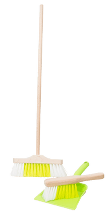 Kinder-Kehr-Set 3 tlg. Besen, Handbesen, Kunststoffkehrschaufel aus dem Erzgebirge