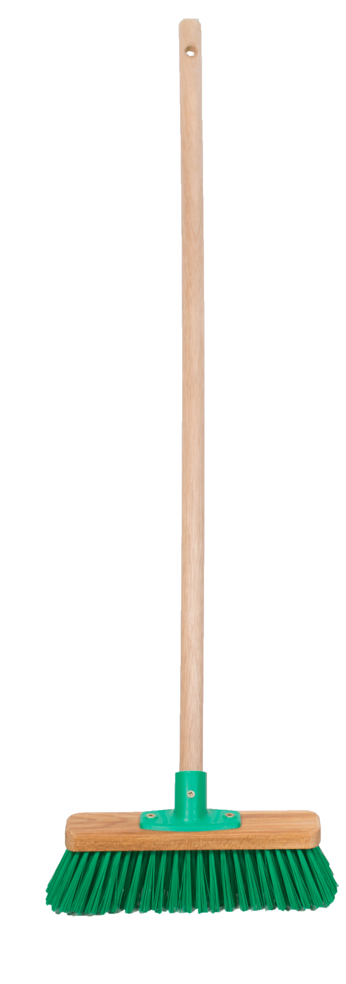 Wooden street broom for children - made in the Ore Mountains, 86 cm tall 