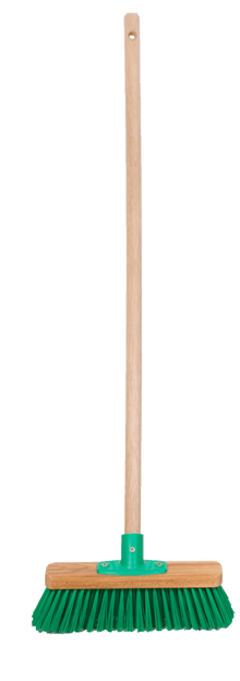 Straßenbesen für Kinder aus Holz - hergestellt im Erzgebirge 86 cm groß für Innen