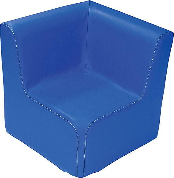 Corner armchair Soft (foam interior - faux leather exterior) 30 cm seat height