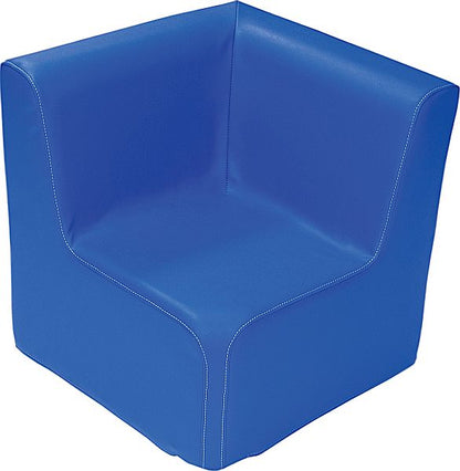 Corner armchair Soft (foam interior - faux leather exterior) 30 cm seat height