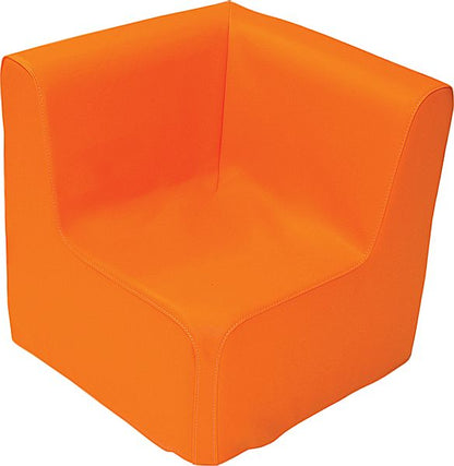 Corner armchair Soft (foam interior - faux leather exterior) 30 cm seat height