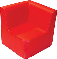 Sessel Ecke Soft (innen Schaumstoff - außen Kunstleder) 30 cm Sitzhöhe