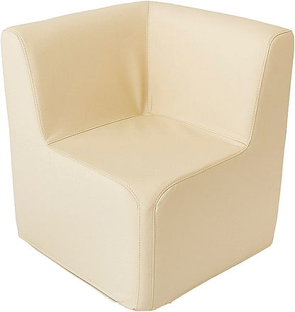 Corner armchair Soft (foam interior - faux leather exterior) 30 cm seat height