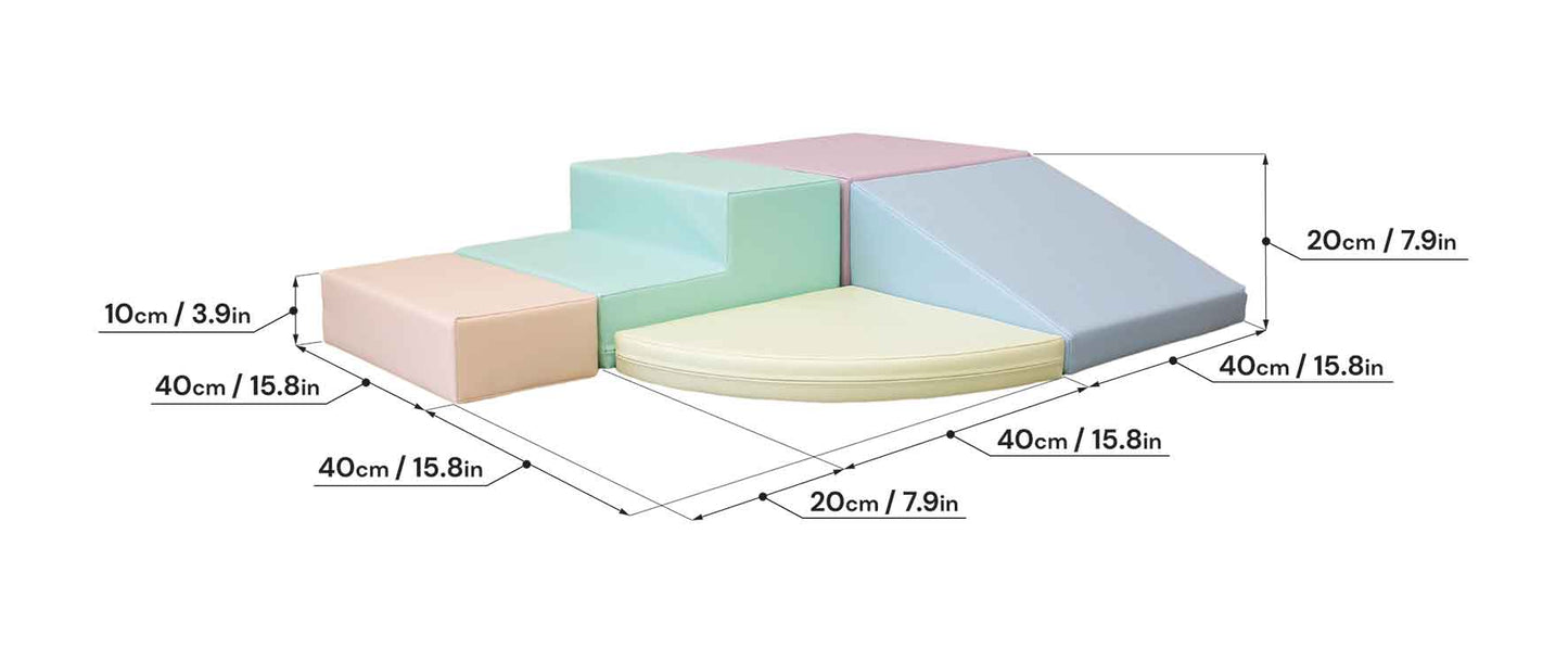 Jeu de construction souple IGLU - Structure d'angle