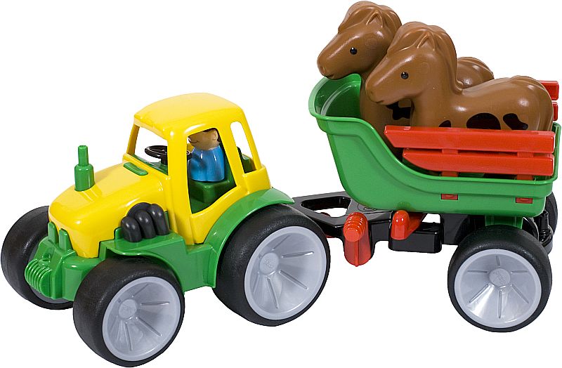 GOWI - Traktor mit Pferdeanhänger
