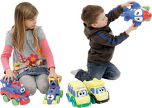 Squeezy - Eisenbahn  - Zug Spielzeugeisenbahn mit Gesicht