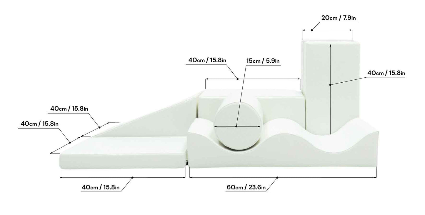 Ensemble de blocs de construction souples IGLU Active