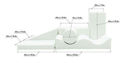Ensemble de blocs de construction souples IGLU Active