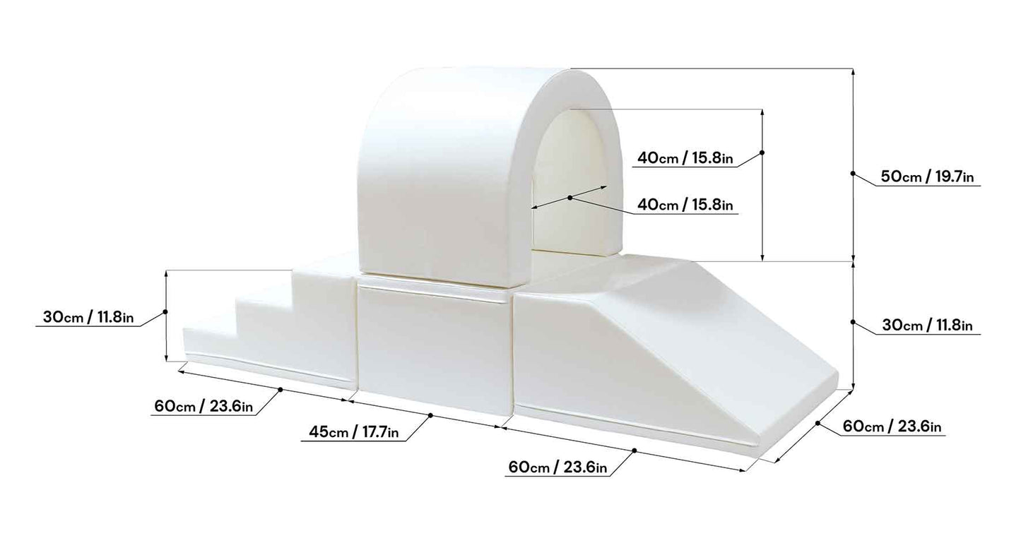 Ensemble de tunnel de jeu souple IGLU