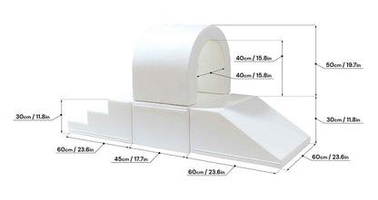 Ensemble de tunnel de jeu souple IGLU