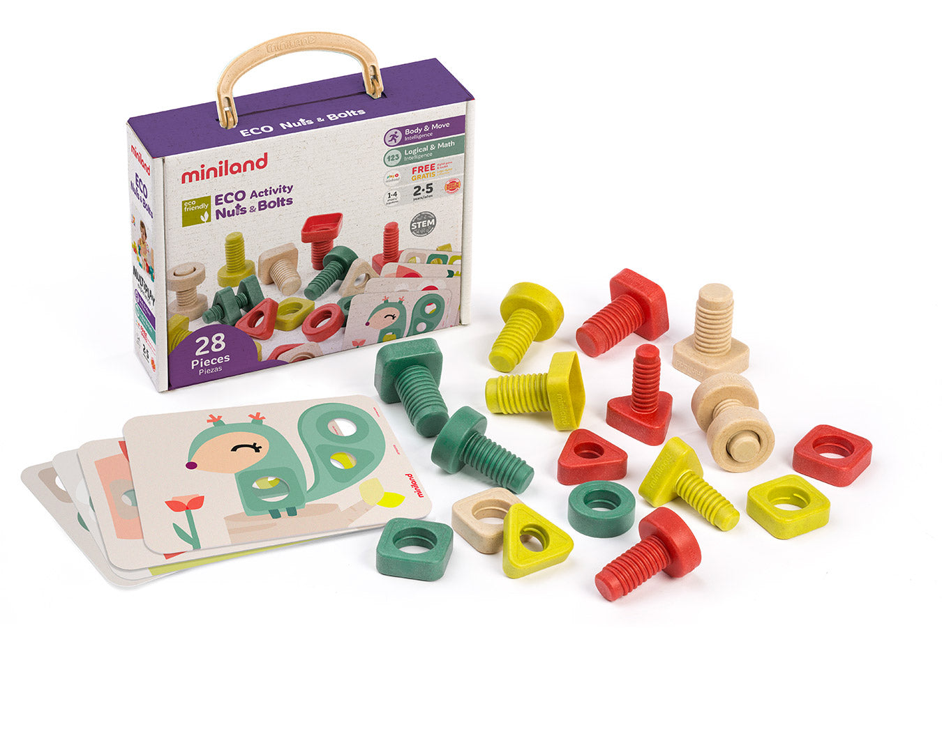 Schrauben und Muttern 28tlg. ECO