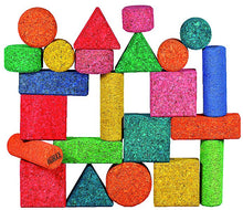 Korkbausteine -Form Mix 56tlg. Bunt