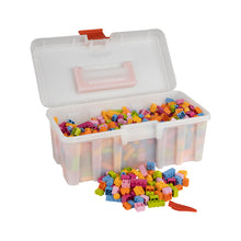 Q-Bricks Kindergarten Bausteine Blütenmischung im Koffer 500 Stk.