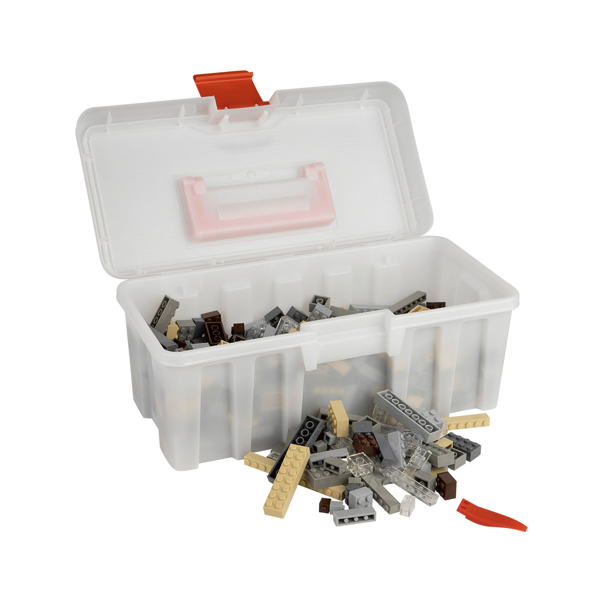 Q-Bricks Kindergarten Bausteine Gebäudemischung im Koffer  500 Stk.