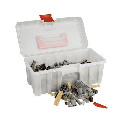 Q-Bricks Kindergarten Bausteine Gebäudemischung im Koffer  500 Stk.