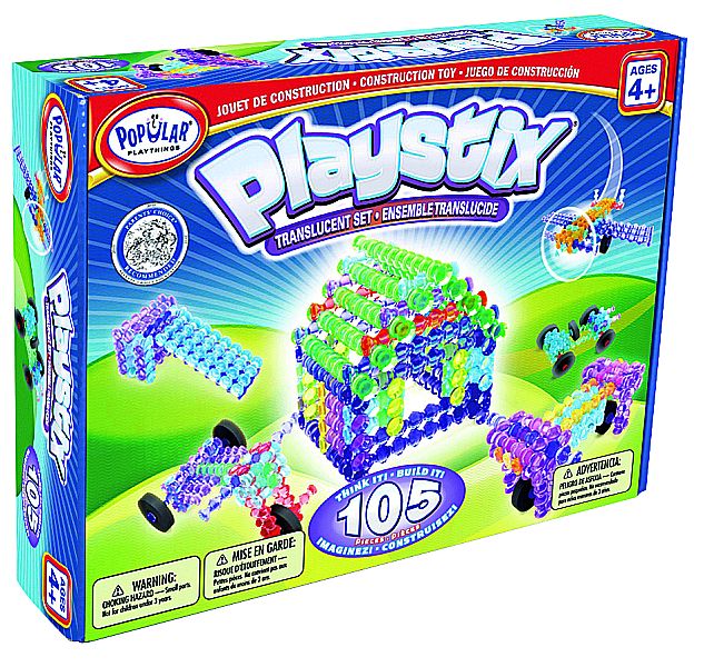 Building blocks, sticks, transparent