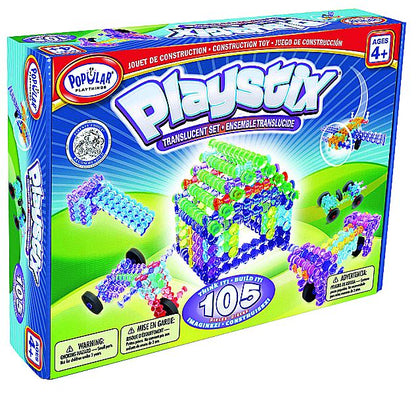 Building blocks, sticks, transparent