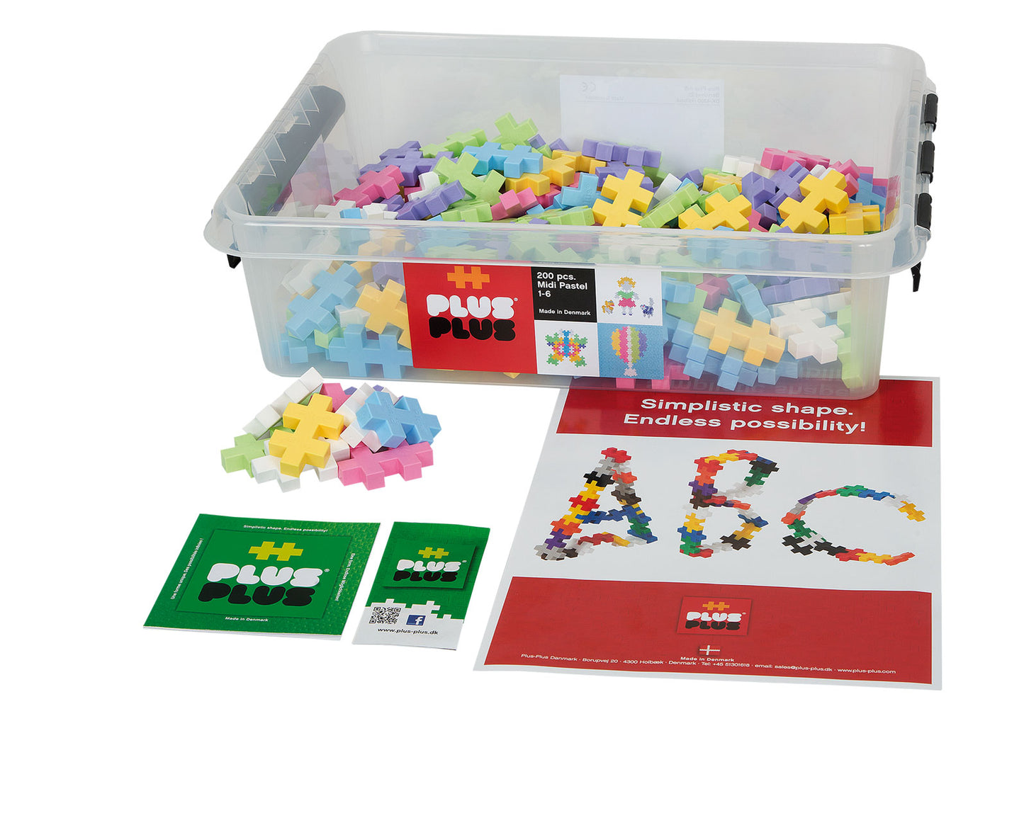 Plus Plus BIG 200 Pastell