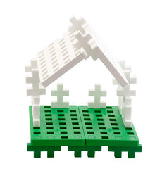 Plus Plus BIG Grün/Weiß Bauplatten 10er