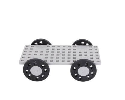 Plus Plus GO 40 kleine Räder, 2600 Steine, 10 Platten