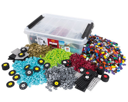 Plus Plus GO 40 kleine Räder, 2600 Steine, 10 Platten