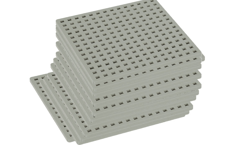 Plus Plus Bauplatten grau 12 Stück