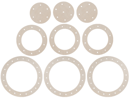 Fädelringe 9tlg.