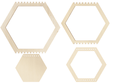 Web- und Fädelwaben 8tlg.