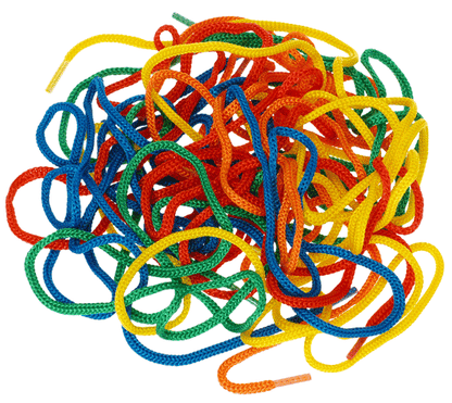 Fädelschnüre 5 Farben 10er Set