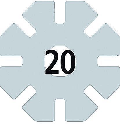 Riesen Octoplay 21tlg. Natur