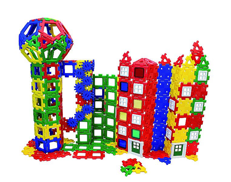 Riesen Polydron Geschwungen 36tlg.