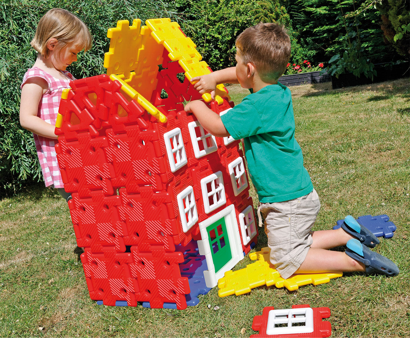 Riesen Polydron Set Haus 72tlg.