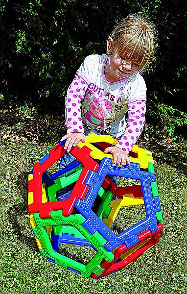 Riesen Polydron Geoformen 52tlg.