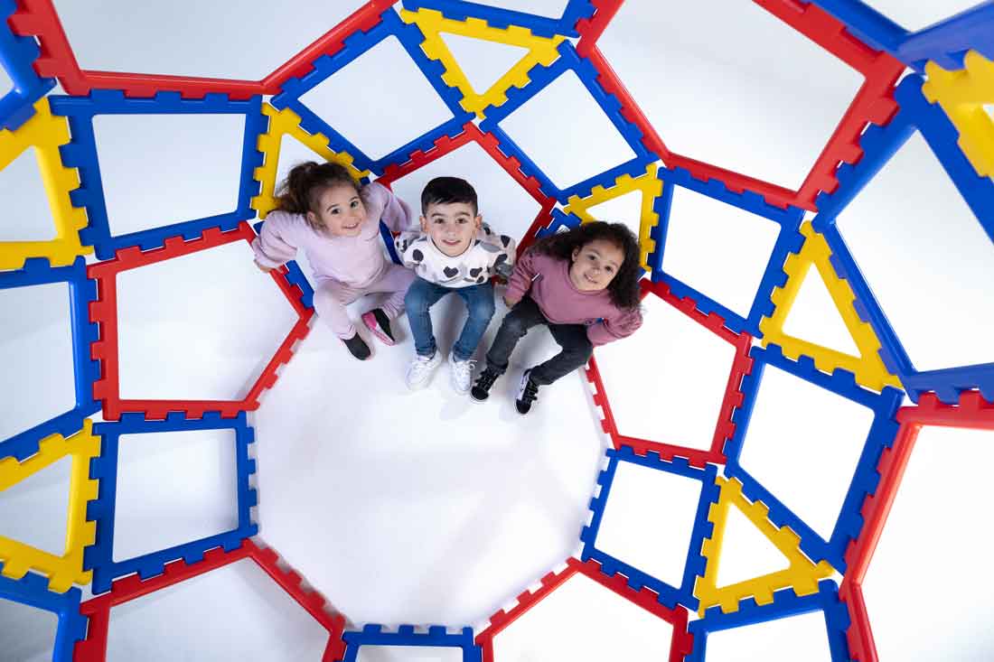 XL Polydron Geo Dome 62tlg.