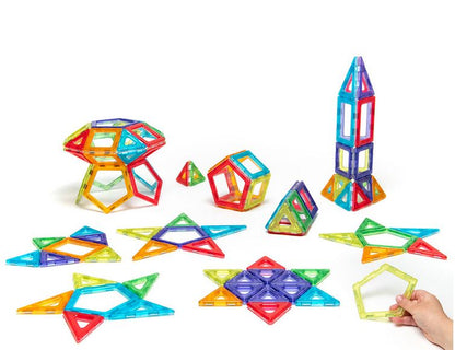 Polydron Magnetbausteine 100tlg. transparent