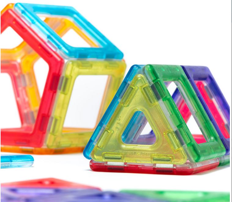 Polydron Magnetbausteine 100tlg. transparent