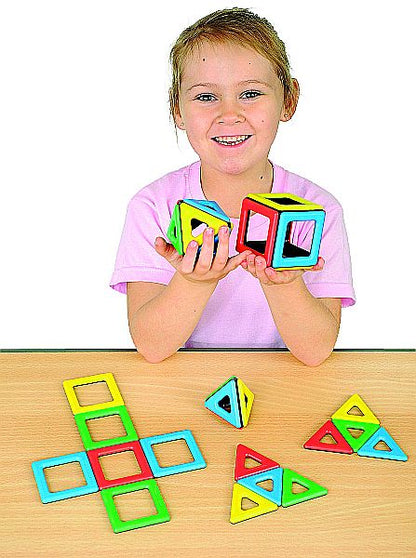 Polydron Klassenset groß, magnetisch 184tlg.