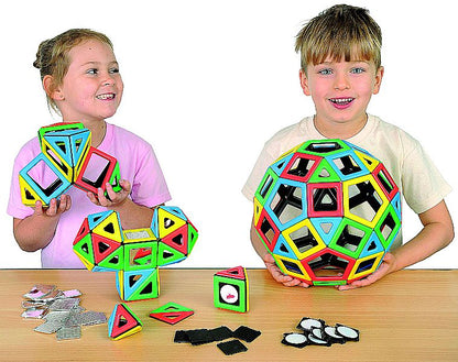 Polydron Klassenset groß, magnetisch 184tlg.