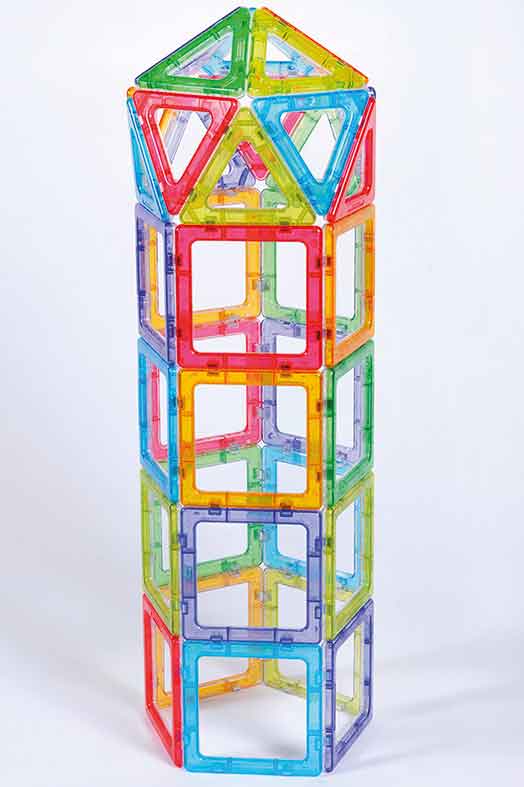 Polydron My First Magnetset Crystal 36tlg.