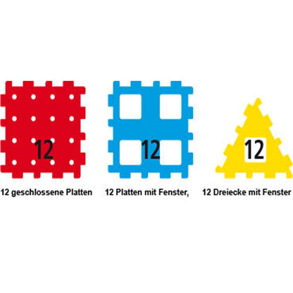XL Polydron 12tlg. Großbausteine