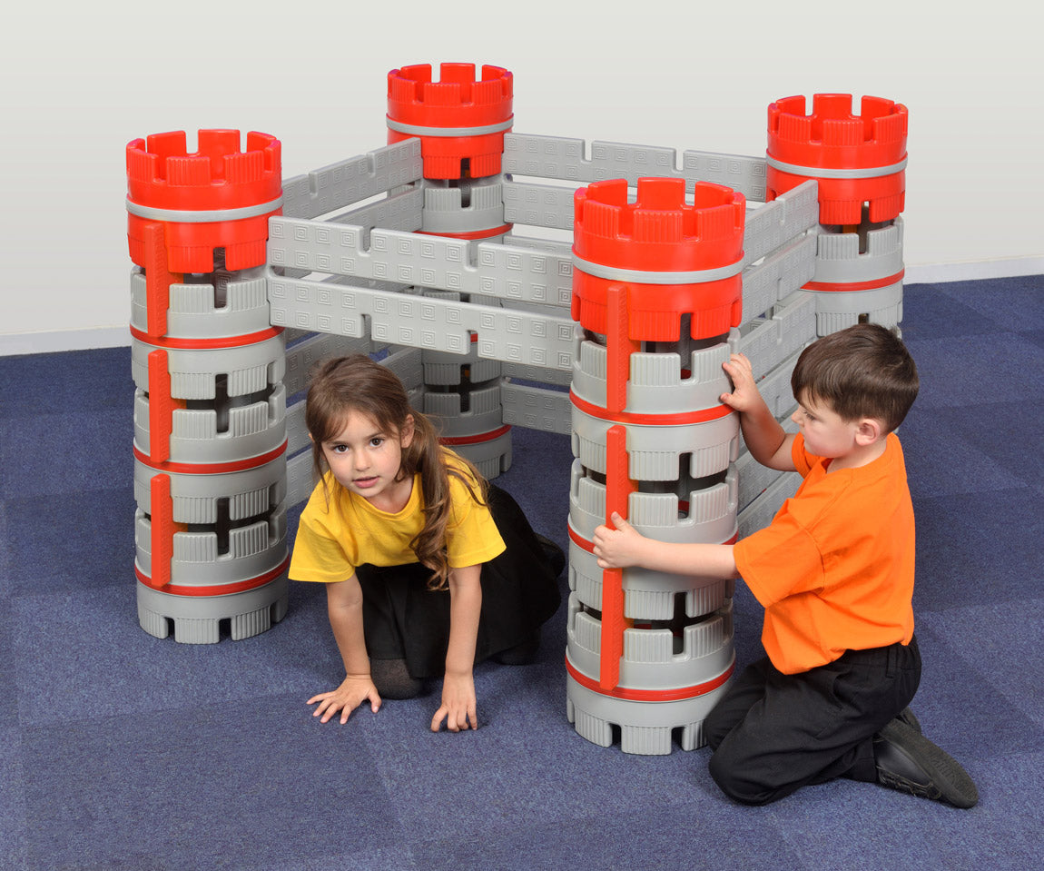 Burg Konstruktionsmaterial 54tlg.