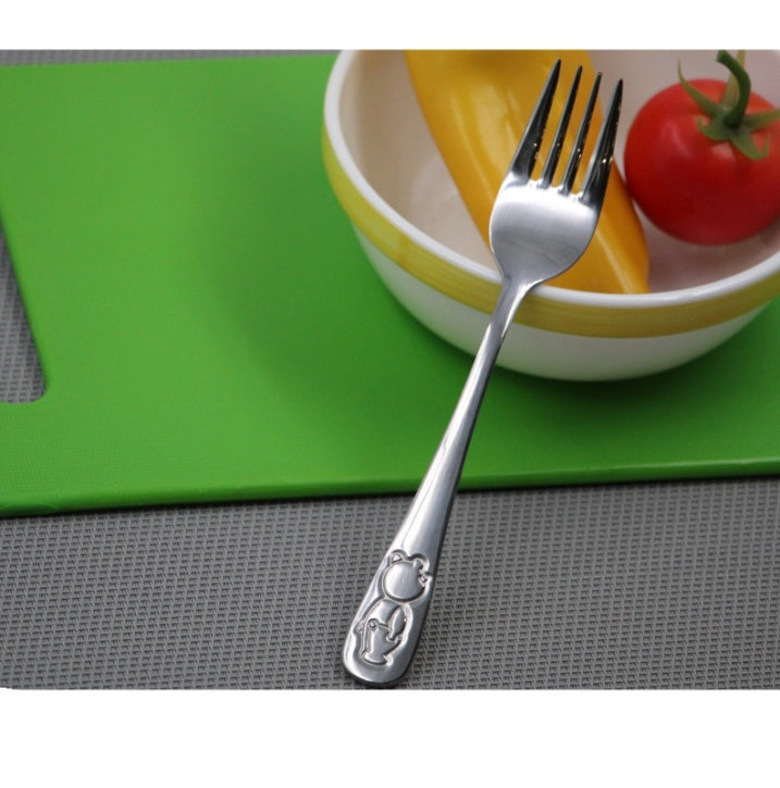 Kindergabel, Edelstahl 14 cm Bärchen