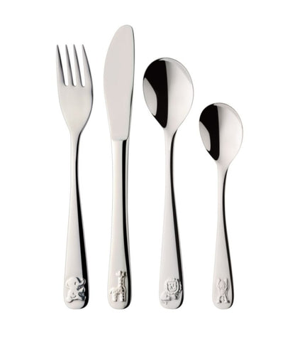 Kinderbesteck-Set, 4tlg, Edelstahl ZOO