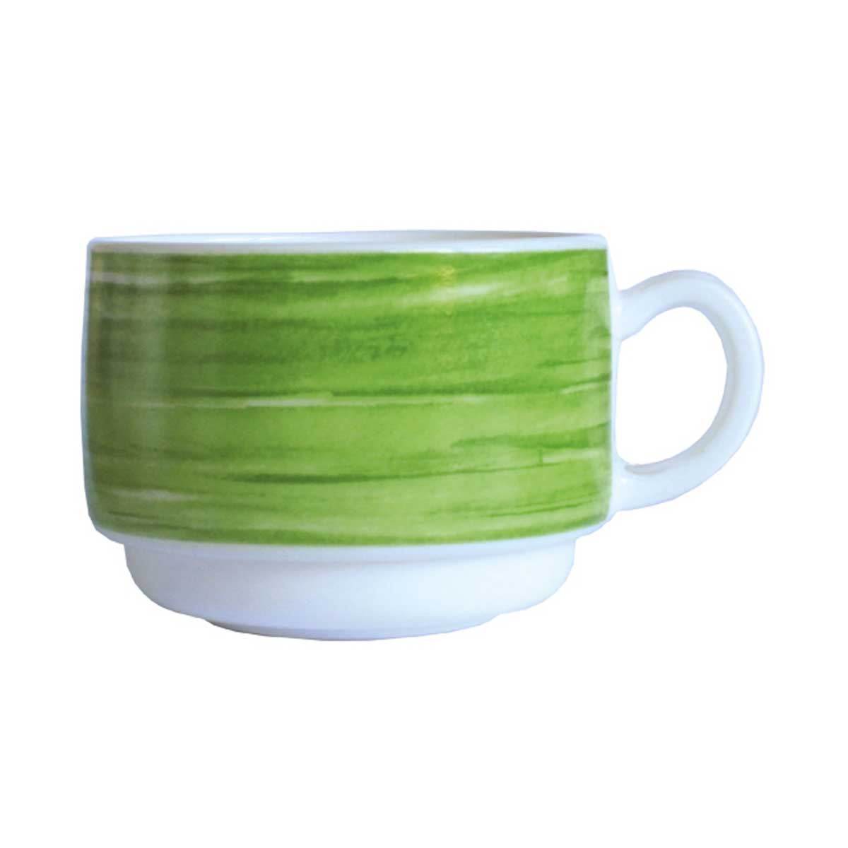 Tasse 0,19l, Hartglas-/ Opalgeschirr "Brush"