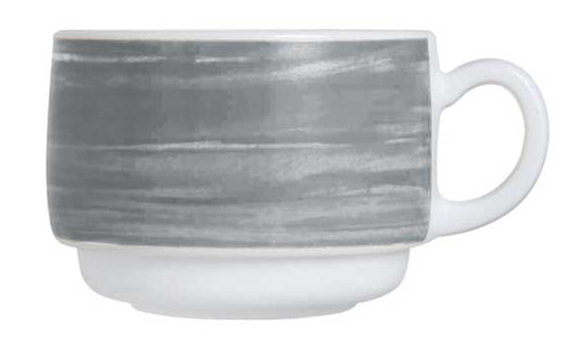 Tasse 0,19l, Hartglas-/ Opalgeschirr "Brush"