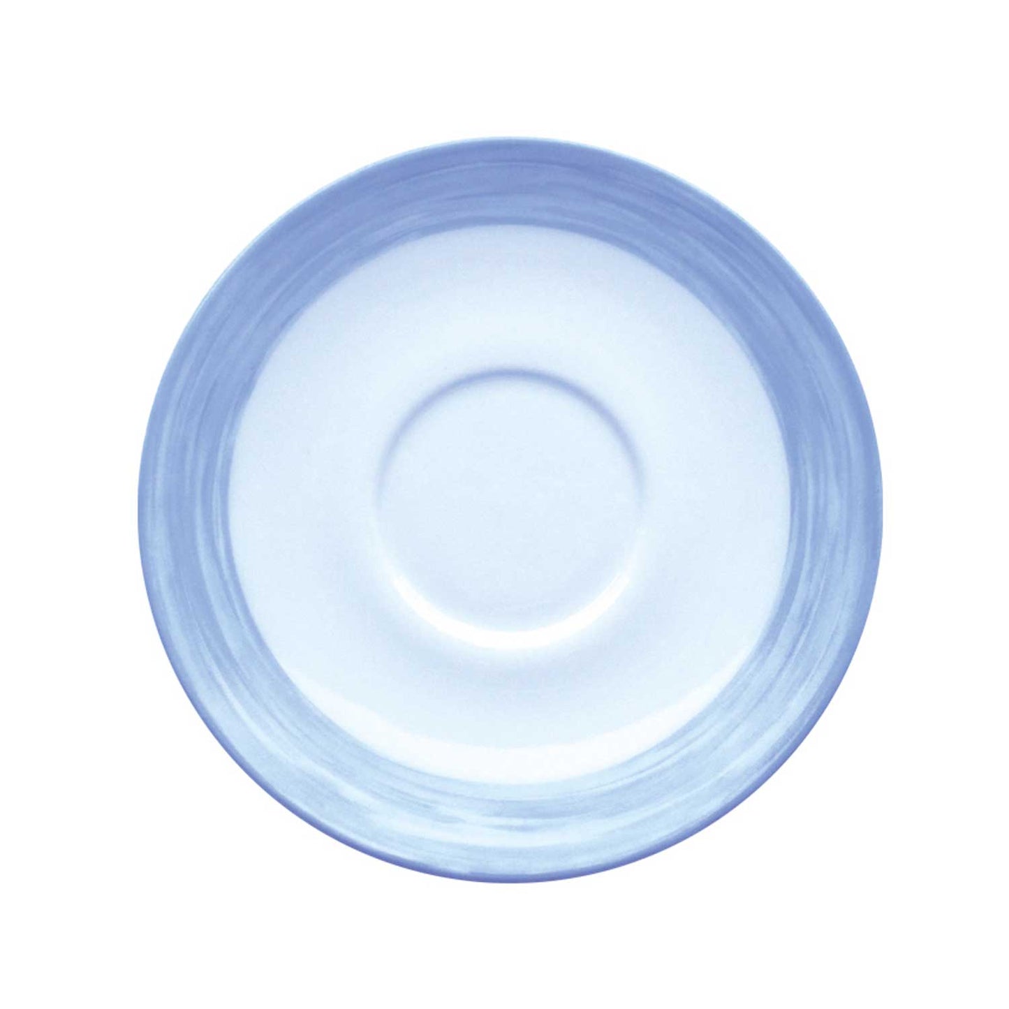 Soucoupe en verre trempé/vaisselle opale « Brush »