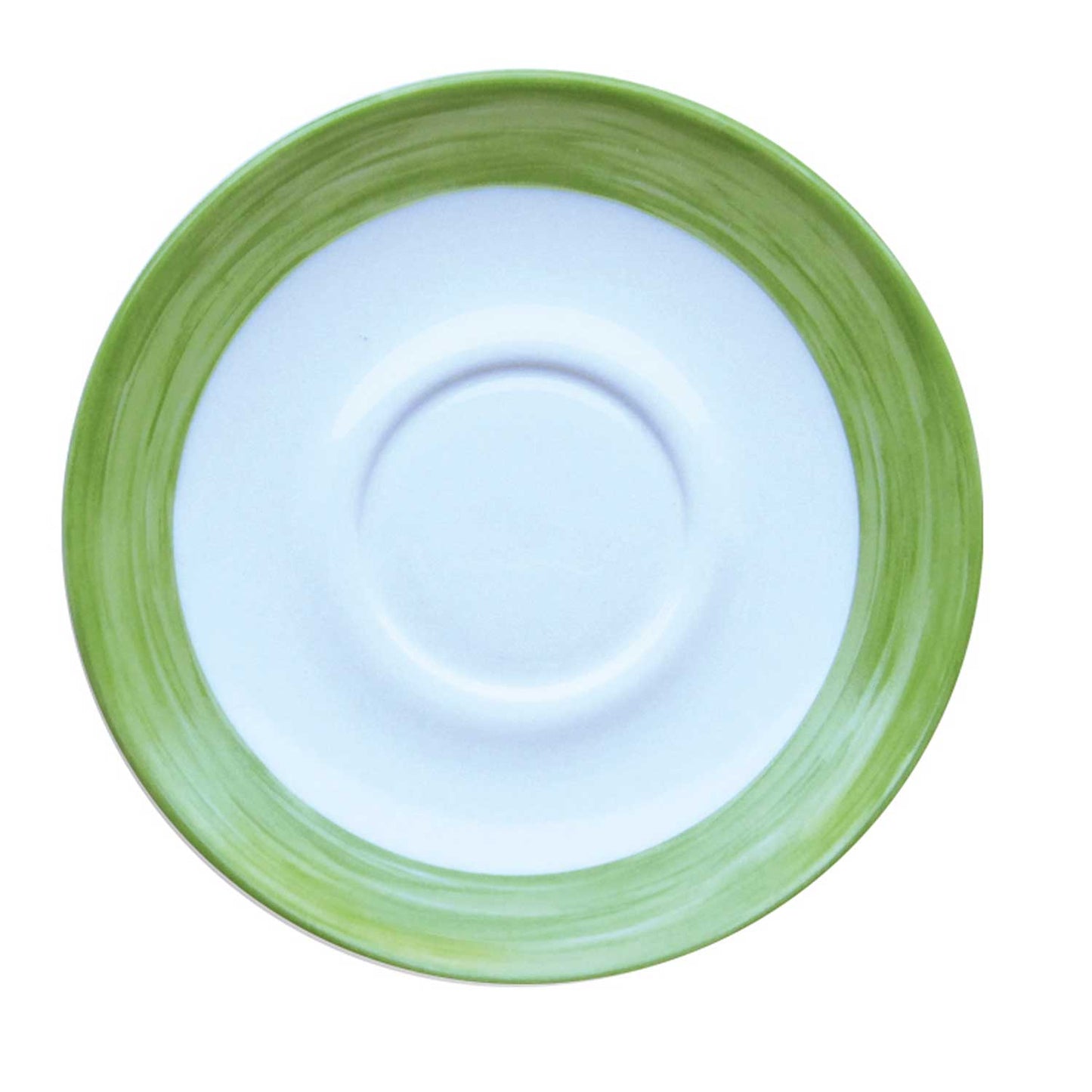 Soucoupe en verre trempé/vaisselle opale « Brush »