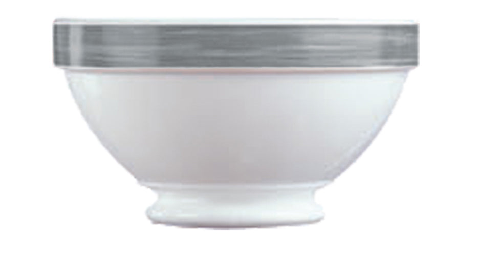 Bol à soupe sur support, bols à soupe en verre trempé/vaisselle opale « Brush »