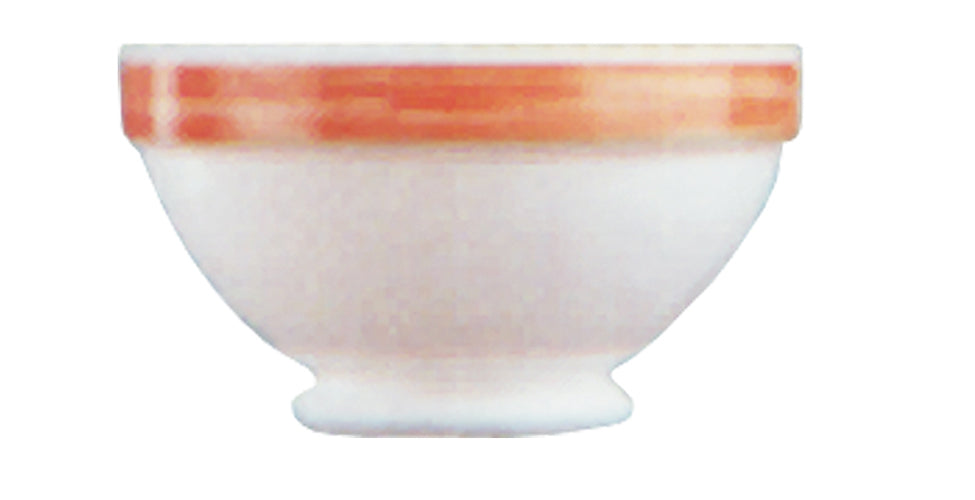 Bol à soupe sur support, bols à soupe en verre trempé/vaisselle opale « Brush »